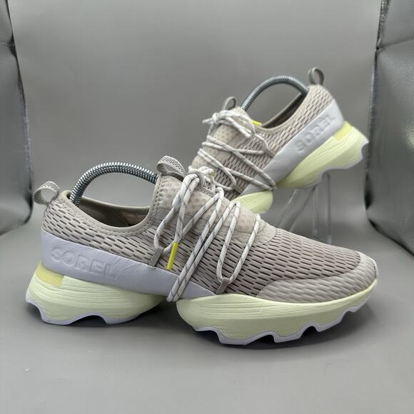 Sorel Shoes - Sorel Kinetic Impact Lace Sneakers Dark Stone Moonstone Womens Size US 10